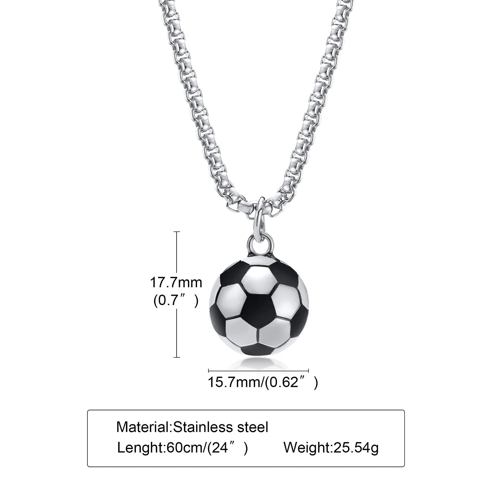 3D Football Pendant Necklaces! Perfect Gift for Sports Lovers, Boys, and Girls!