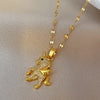 Trendy Crystal Studded Unicorn Pendant Necklace! Perfect Birthday & Special Occasion Gift!