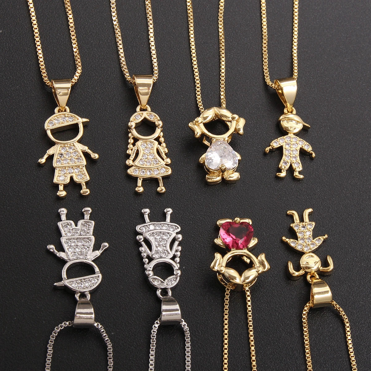 Celebrate in Style: Fashion Boys and Girls Pendant Necklace Jewelry! The Perfect Birthday Present!