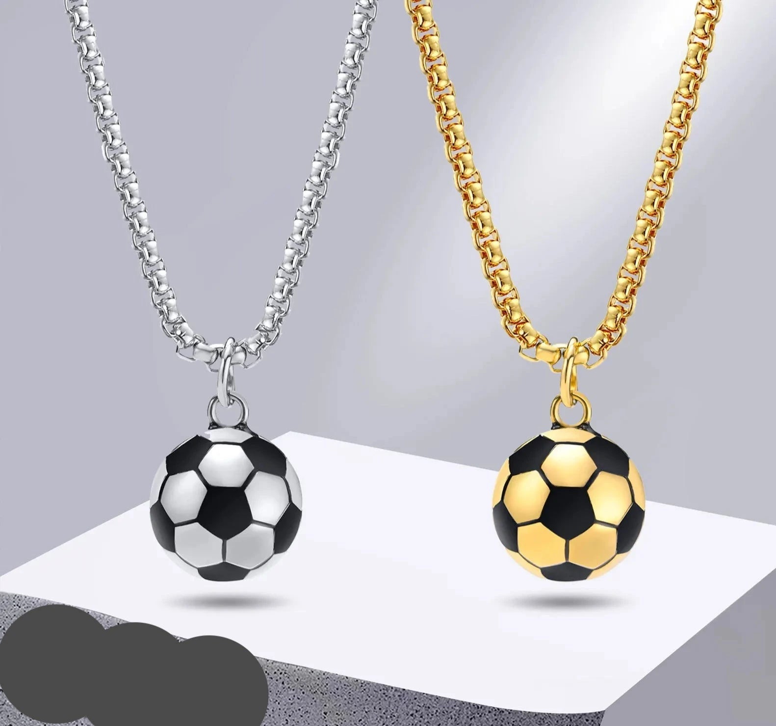 3D Football Pendant Necklaces! Perfect Gift for Sports Lovers, Boys, and Girls!